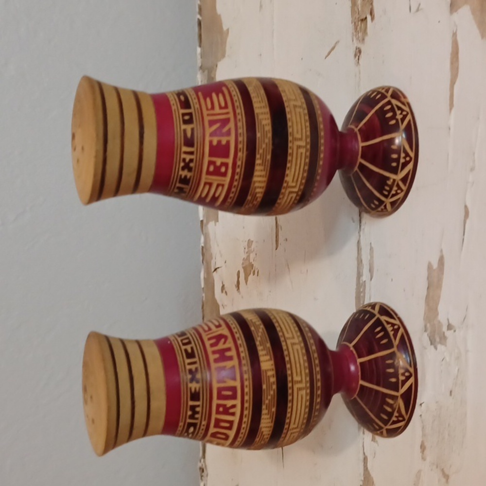Wooden Salt & Pepper Shakers
